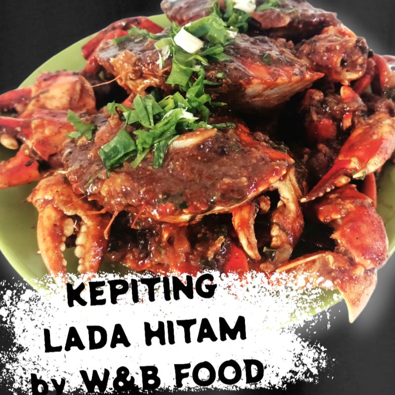 

KEPITING BLACK PAPER by W&B FOOD ( frozen food ) / 5 kepiting utuhBISA REQUEST : SAUS PADANG- SAUS ASAM MANIS / PEDAS- SAUS TIRAM- SAUS TERIYAKI- SAUS MUSHROOM - SAUS BROWNSAUCH - SAUS BUTTER GARLIC CREAM CHEESE - SAMBAL BALADO HIJAU/MERAH