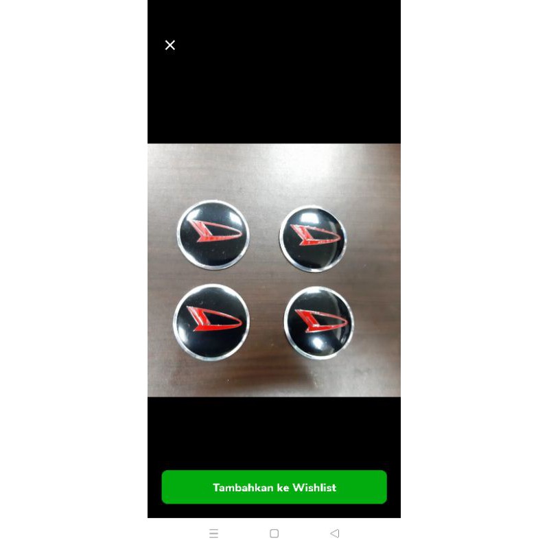 Stiker Dop Velg Daihatsu Sigra