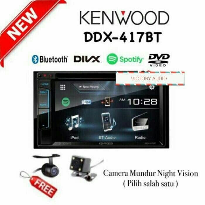TV KENWOOD DDX 417 BT/ CP G-94 DOUBLEDIN KENWOOD DDX-417 BT FREE KAMERA