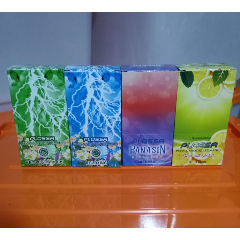 Plossa Minyak Angin Aromatherapy Paket 6 PCS / Plosa Minyak Angin