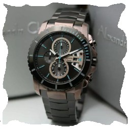 Jam Tangan Pria ORIGINAL ALEXANDRE CHRISTIE AC 6455 Brown Black