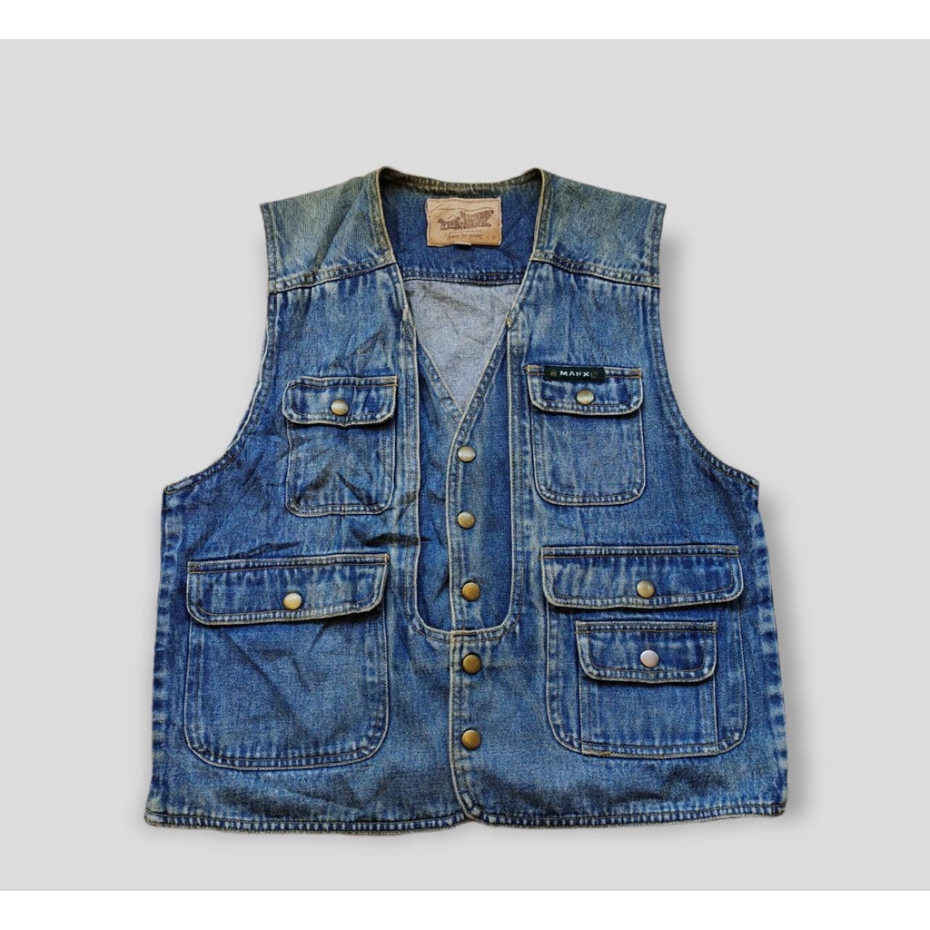 VEST OUTDOOR/ VEST DENIM / ROMPI SECOND
