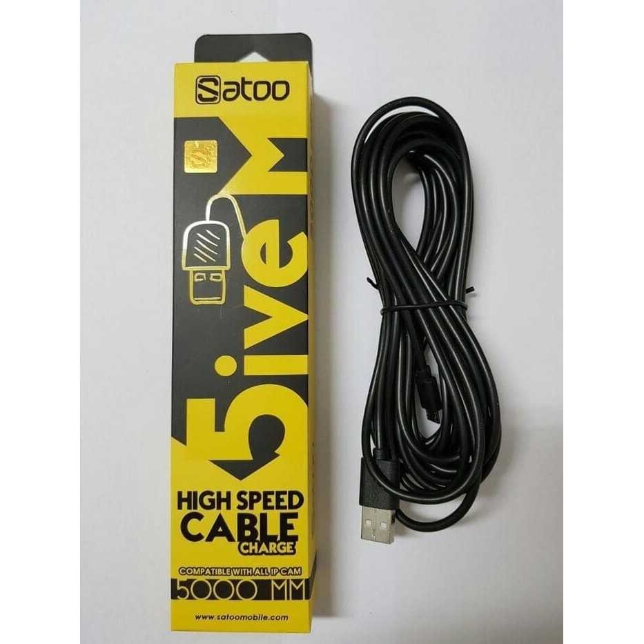 Satoo High Speed Cable 5 Meter - Kabel Data Untuk Cctv Dll - Original