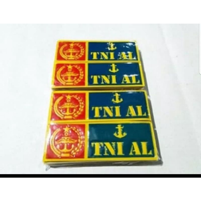 Stiker plat embos TNI AL | Stiker plat motor | stiker | Stiket plat Motor