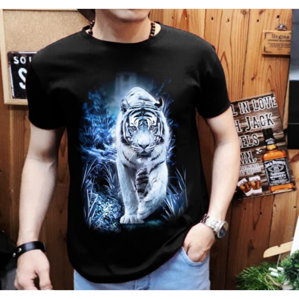 Shalch Trendy / Kaos Pria Macan Es