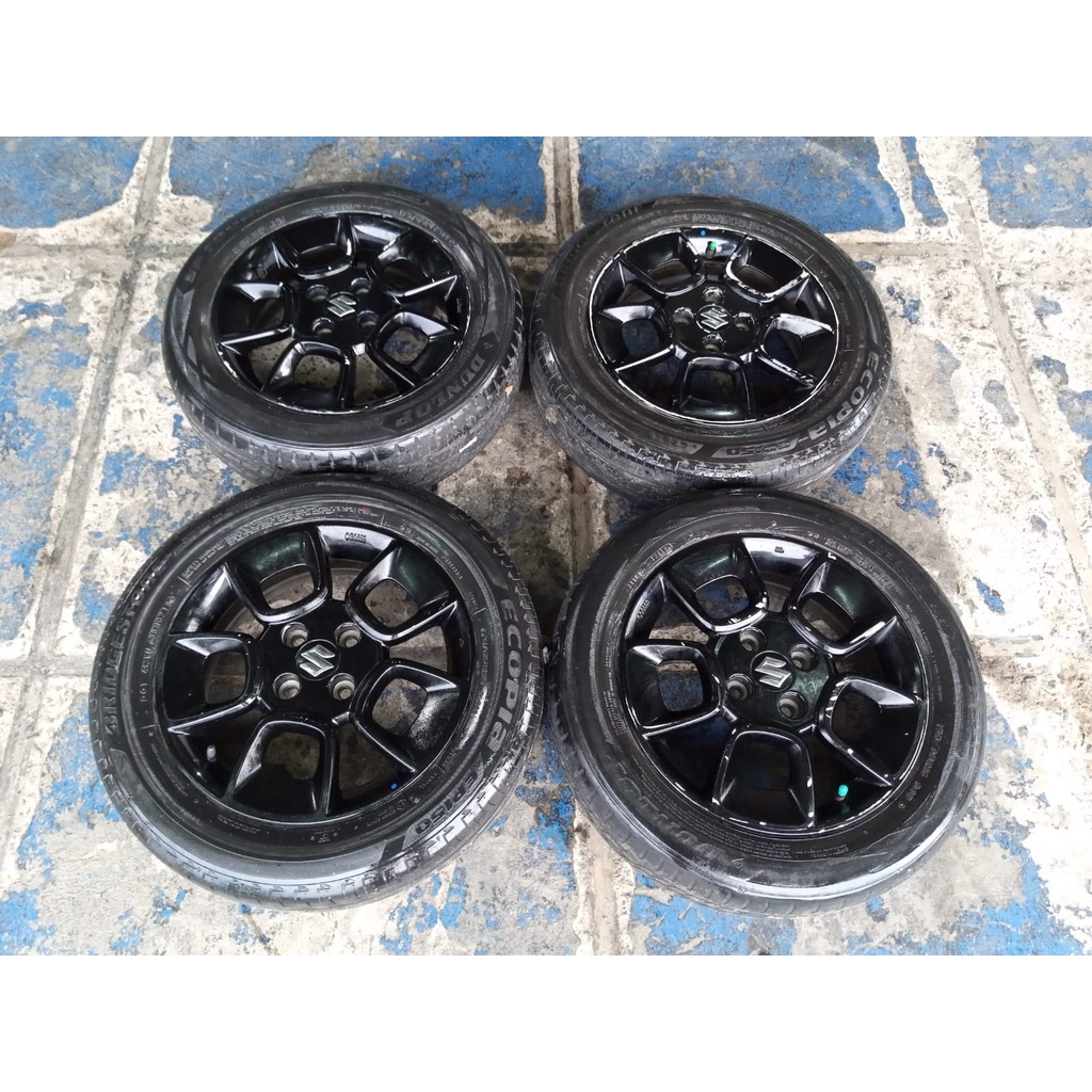 velg dan ban mobil bekas murah oem ignis ring 15 baut 4x100