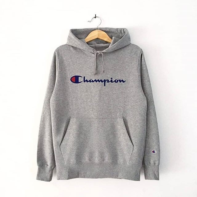 (BIG SALE) Hoodie Champion Putih Premium Bahan Tebal