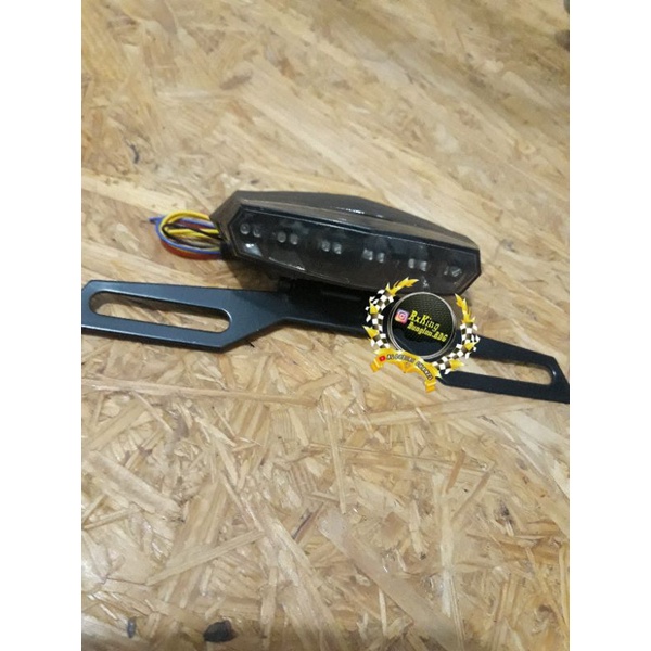 stoplamp RXKING LED biru merah