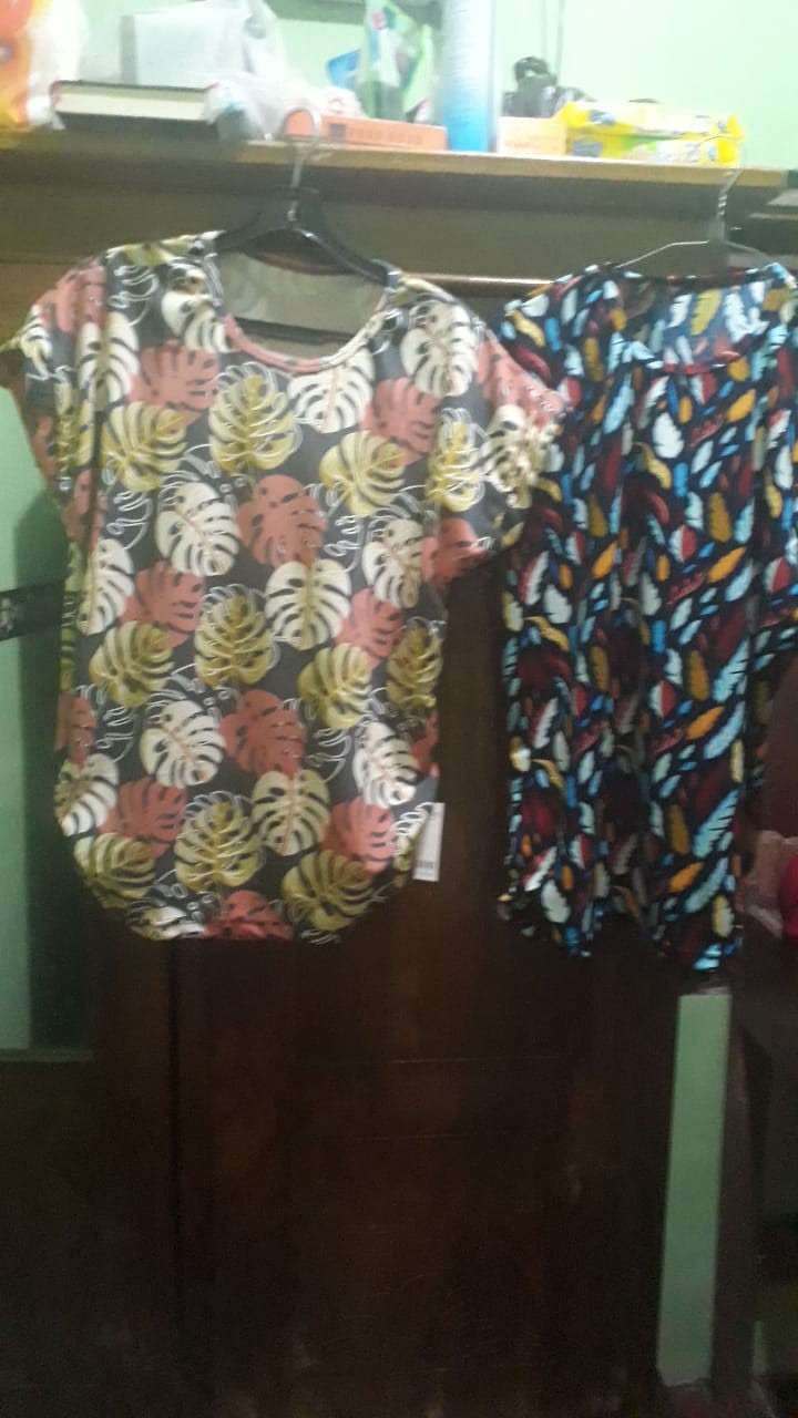 Kaos Atasan Wanita Motif Ukuran Xl Foxy