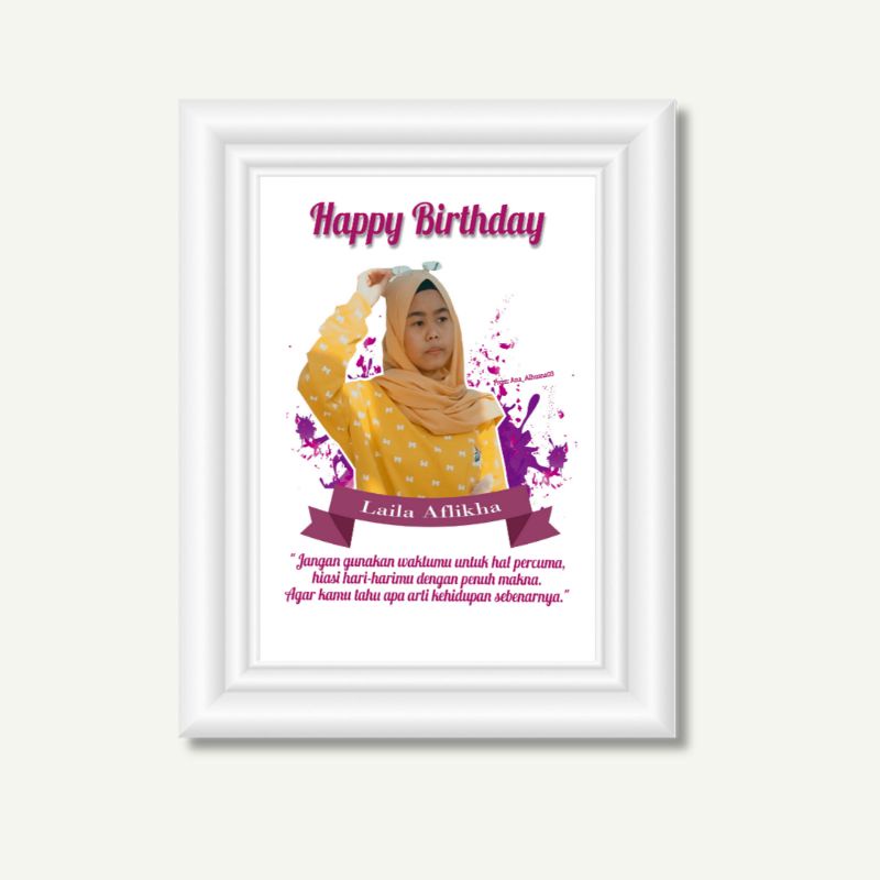 Jasa Edit Foto | Hadiah Wisuda / Pernikahan Splash Effect / Vektor