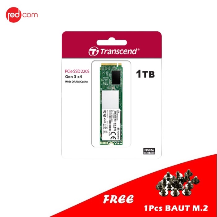 Transcend MTE220S 1TB SSD (M.2 2280 NVME 3D TLC)