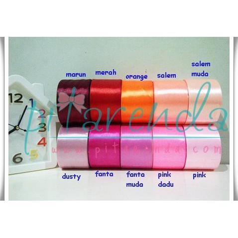 

Psp-101 : Pita Saten Polos 2 Inch (5 Cm) Per Meter