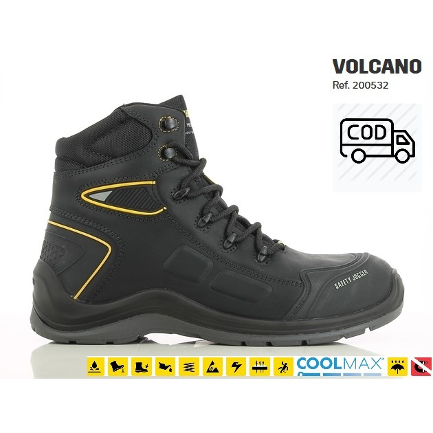 Sepatu Safety JOGGER VOLCANO BLACK S3