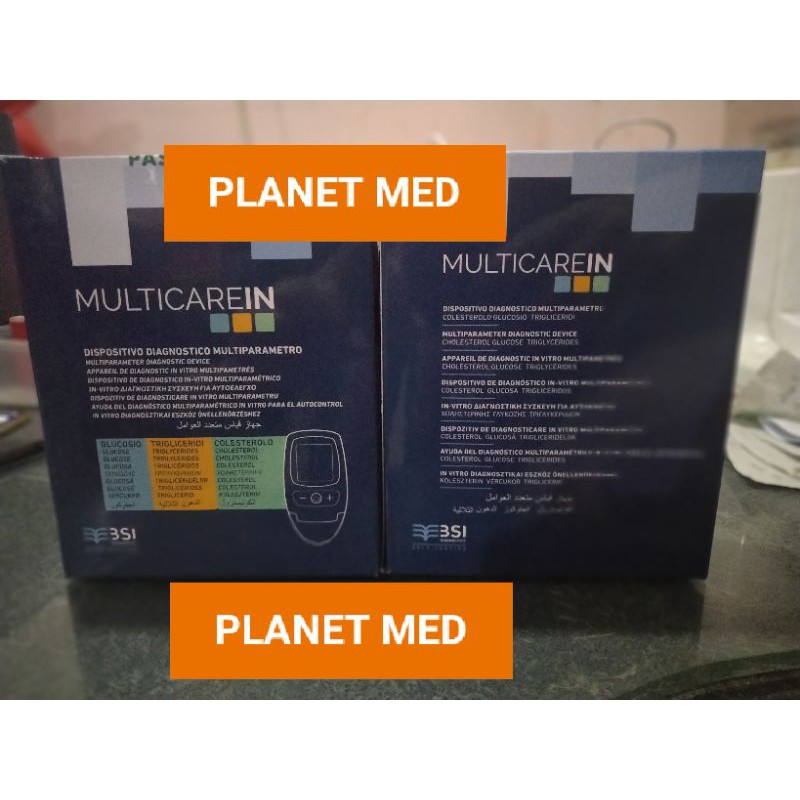 MULTICARE IN 3 IN 1 CHOLESTROL, TRIGLISERIDA, GLUCOSE (ALAT)