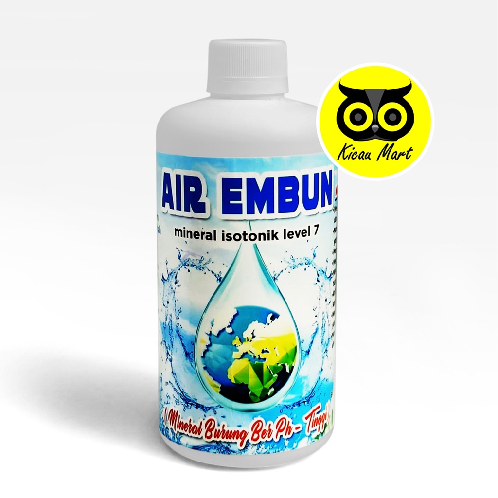 Minuman Burung Air Minum Embun Mineral Isotonic Level 7 400 Ml Imune Booster Vitamin Obat Penetral Racun Air Minum Burung Lovebird Murai Pleci Kenari