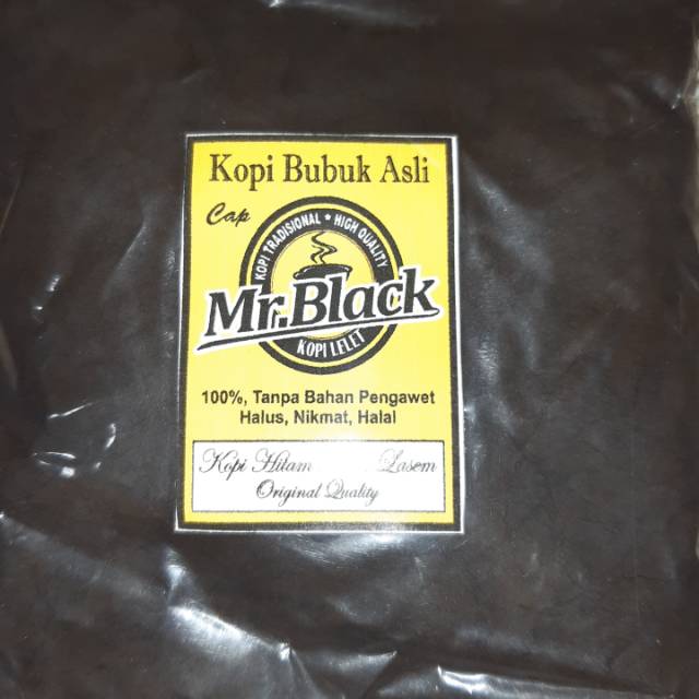 

Kopi bubuk Mr. Black | kopi lelet | Original Quality