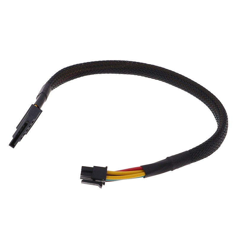 (Ele) Kabel Power Converter Hdd Ssd 6 Pin To Sata 15pin Warna Putih Untuk Dell 3668 3667 3650