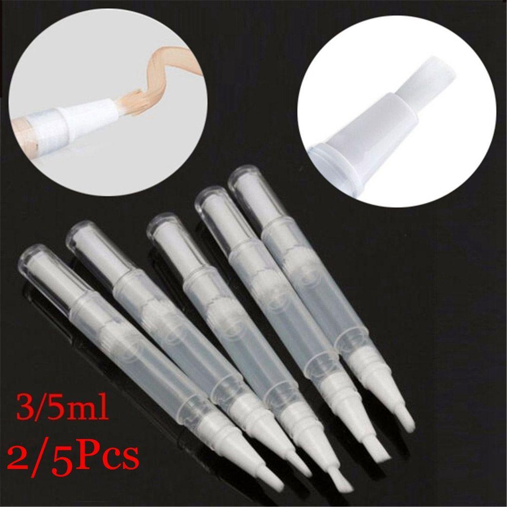 Nanas2 /5 Pcs Botol Isi Ulang Serbaguna Rotatable Nail Brush Liquid Foundation Bottle