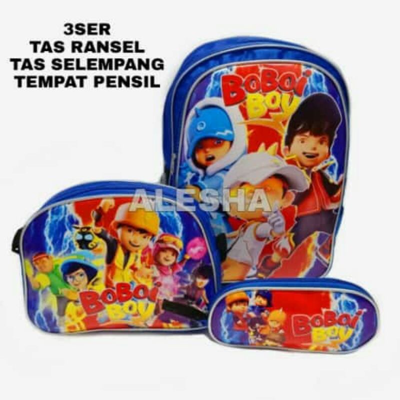 Tas ransel anak karakter Boboiboy/ Tas boboiboy/Ransel Boboiboy