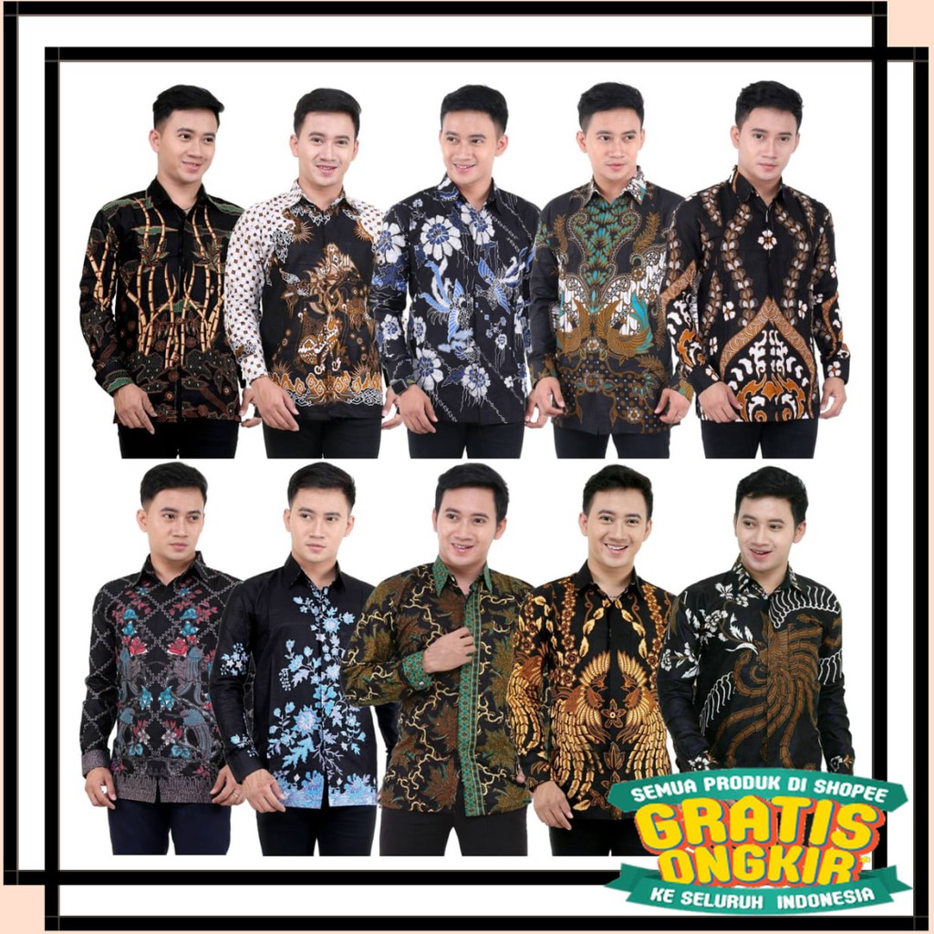 SOLO KERIS FULL BROKAT RUFFLE BENANG RAJA TENUN / BATIK KALONGAN | KEMEJA BATIK KANTOR
