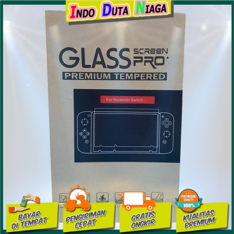 Zilla 2.5D Tempered Glass Curved Edge 9H 0.26mm for Nintendo Switch