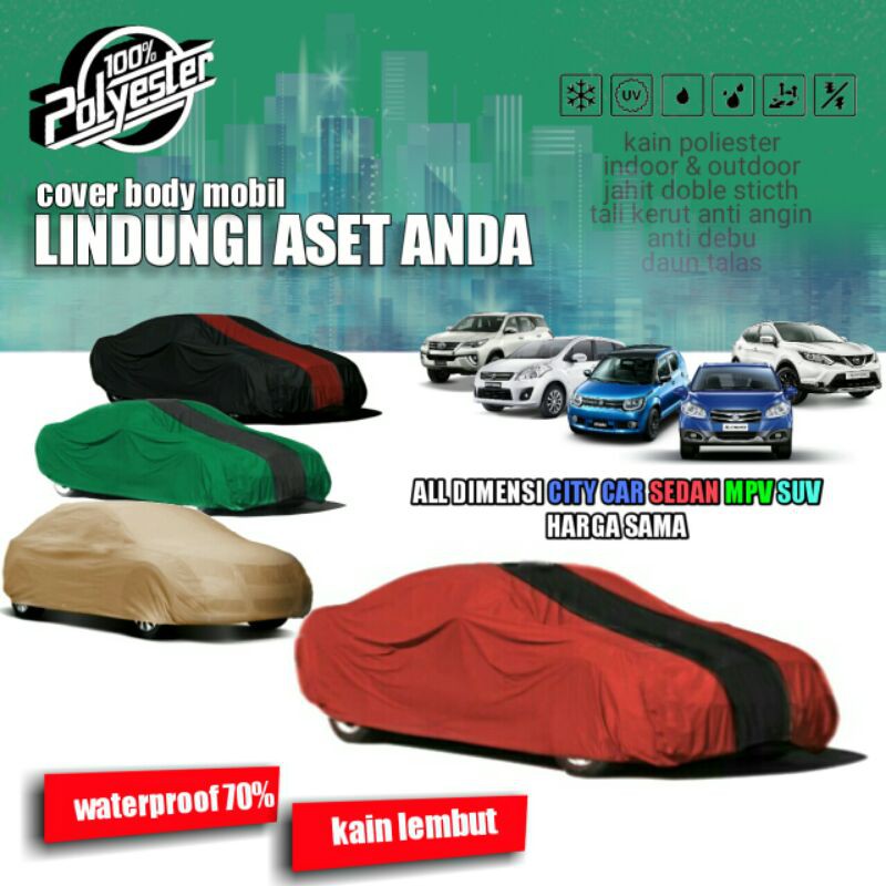 cover penutup body mobil all merk harga sama avanza xenia ertiga pajero brio jazz