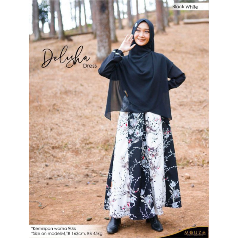 Mouza Delisha dress gamis