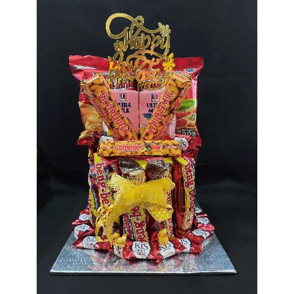 snack cake / snack ulang tahun / snack tower / kue ulang tahun