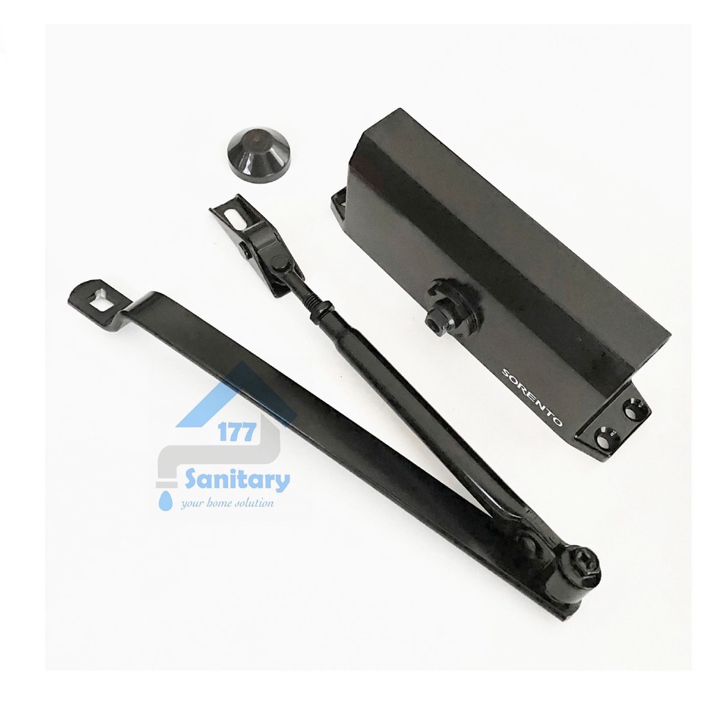 Door Closer HITAM Murah Sorento-Penahan Pintu Penutup Otomatis tutup Doorcloser automatic black /R10