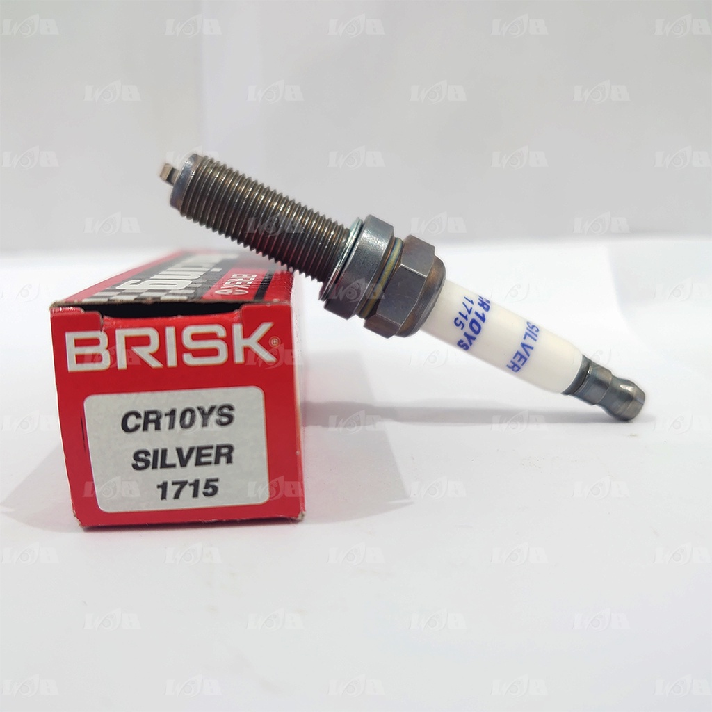 Busi Motor BRISK Silver CR10YS Racing X-Max 250 Ninja 250R New PCX 160