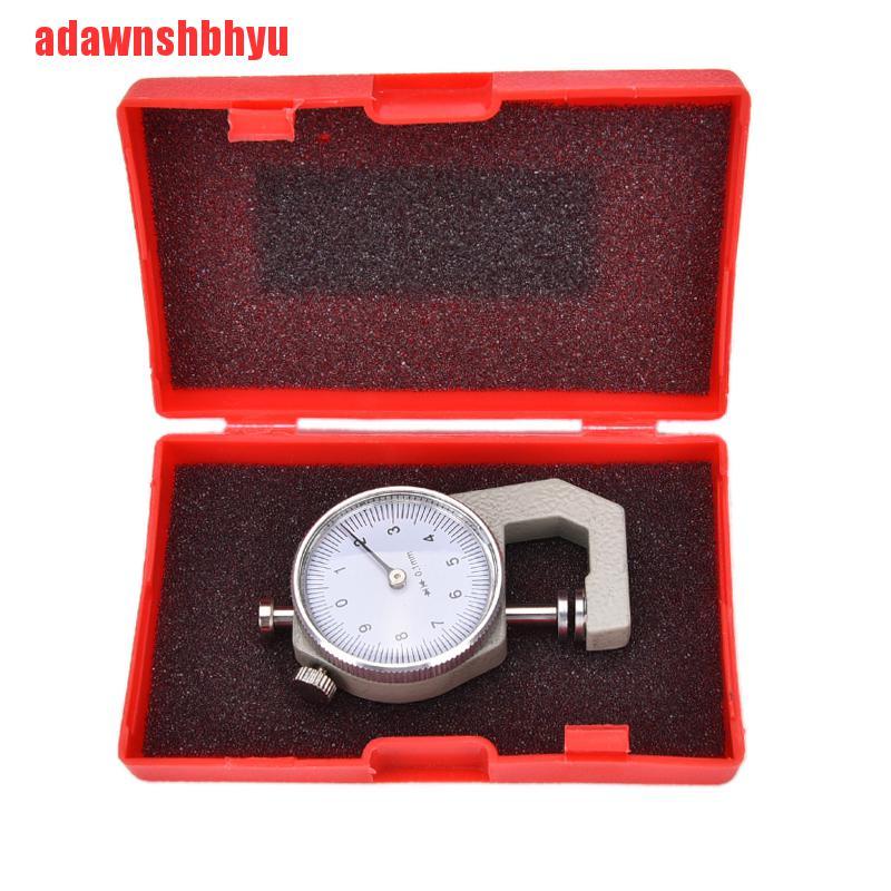 Alat Pengukur Ketebalan Kulit Bahan Metal Ukuran 0-10mm