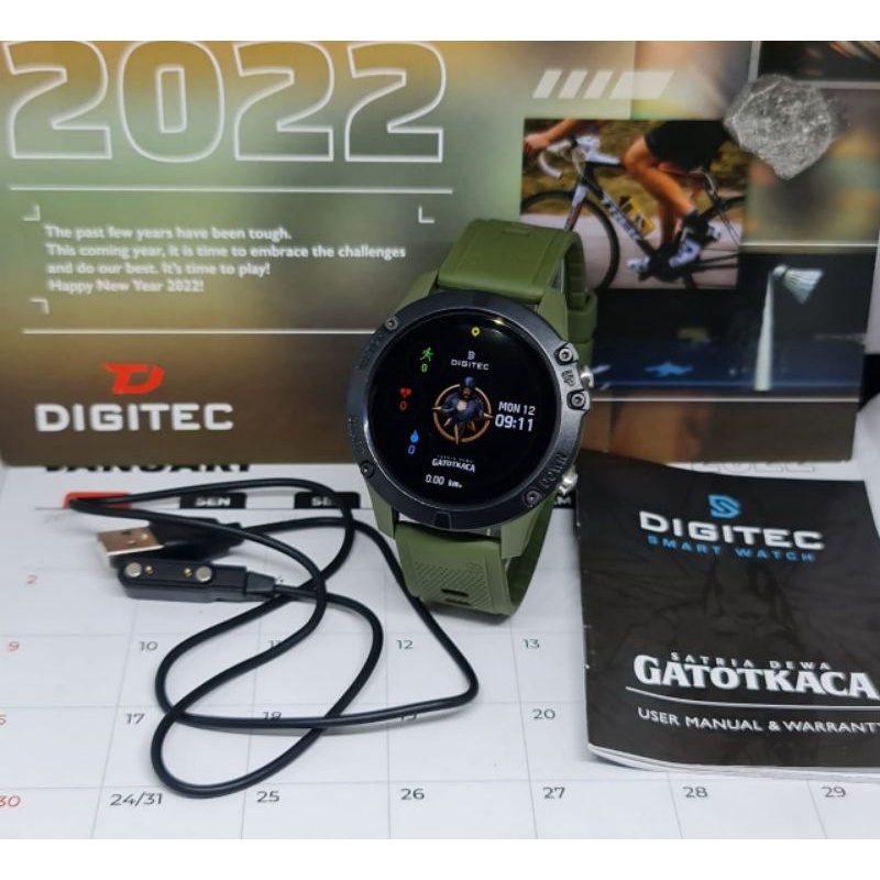 JAM TANGAN SMARTWATCH DIGITEC GATOT KACA ORIGINAL