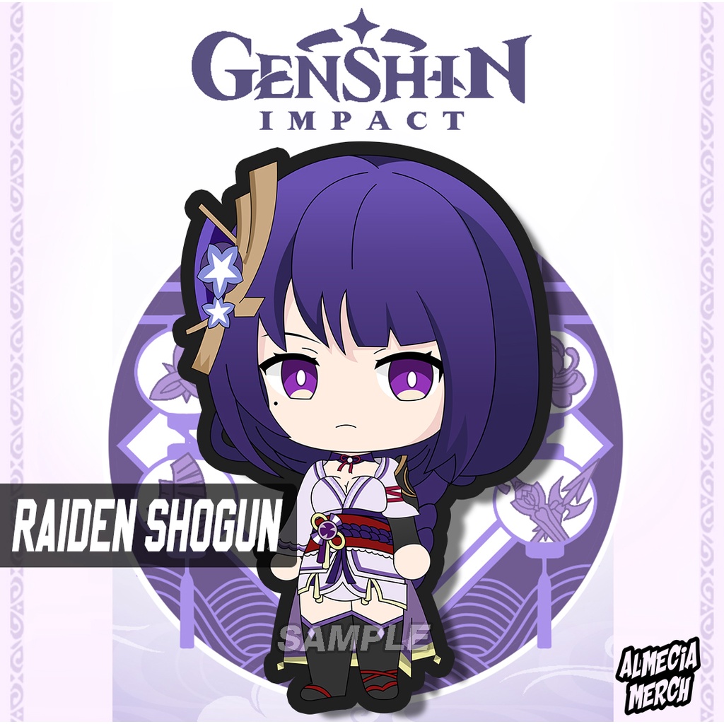 Gantungan Kunci Baal Genshin Impact / Keychain Baal Genshin Impact / Baal Raiden Shogun