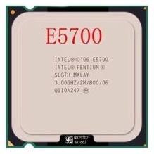 Cuci Gudang Prosesor Intel Core 2 Duo E8400 2.66 Ghz Prosesor Intel Dual Core E5700 3.0 Ghz LGA 775