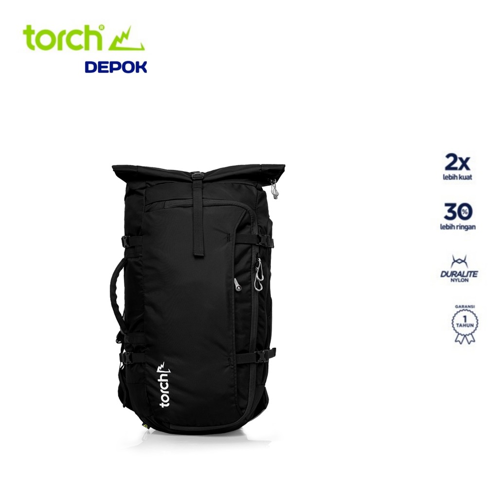 TORCH Depok Tas Ransel Travel Backpack Fujisawa 45+3L Hitam