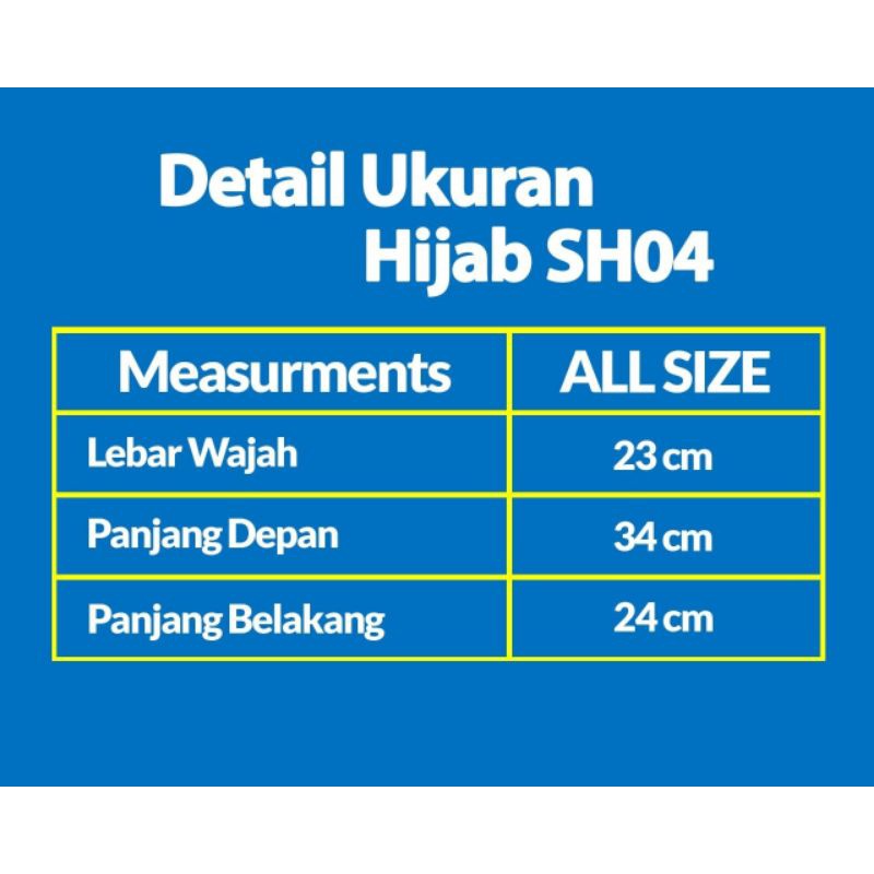 BEST SELLER HIJAB OLAHRAGA SPORT HIJAB WANITA SPORTE SH04