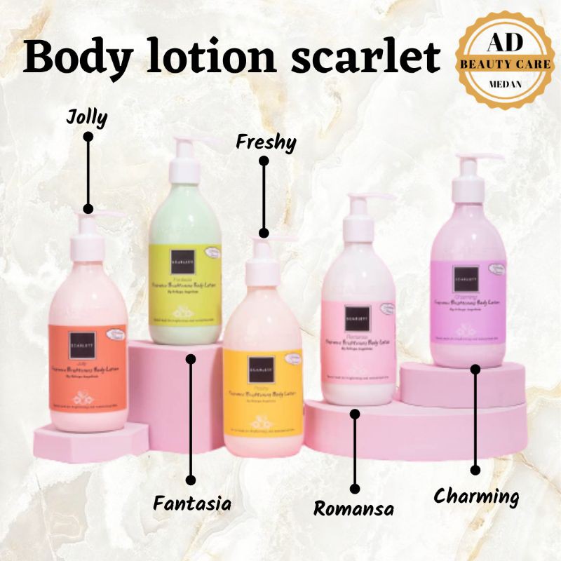body lotion scarlet
