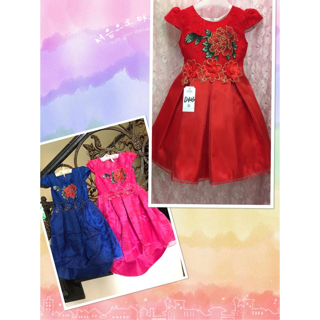 PROMO Gaun pesta anak simple dan elegan - 423 TERBARU