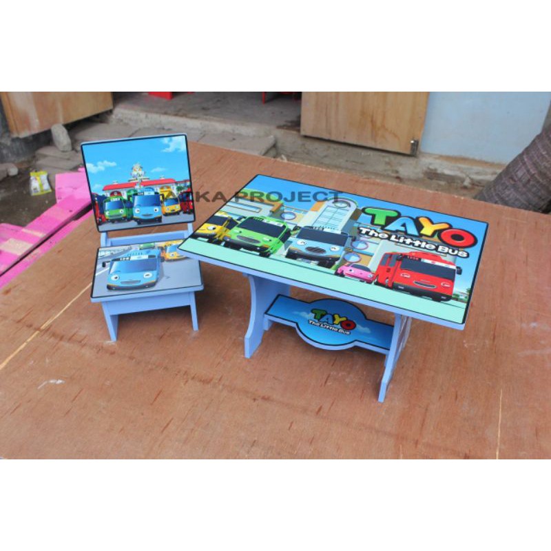 

Meja belajar anak set kursi By. Azka Project