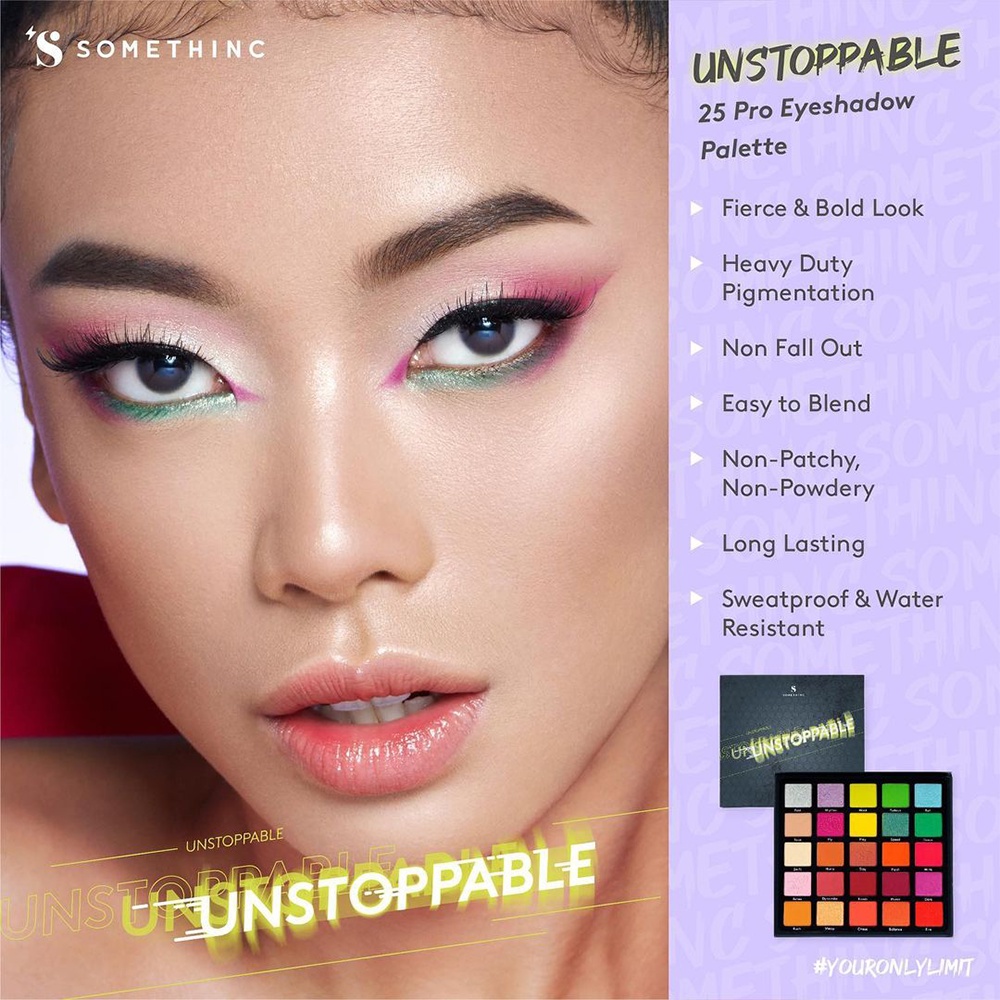 ❤ BELIA ❤ SOMETHINC 25 PRO Eyeshadow Palette Unstoppable | Unconditional | Unbreakable | BPOM