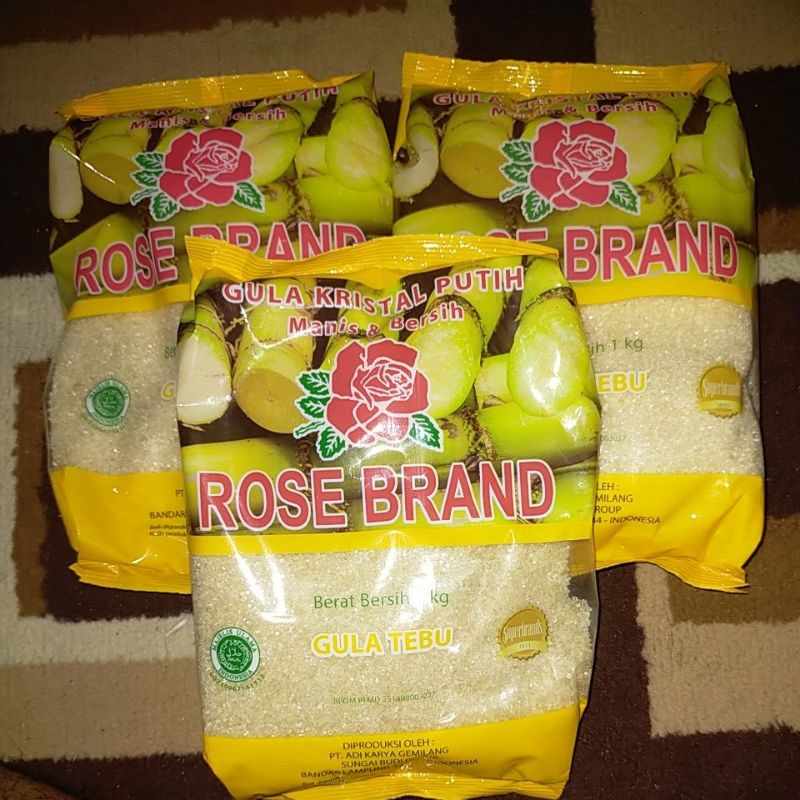 Gula Pasir Satu Karung 1Kg Rose Brand Kuning