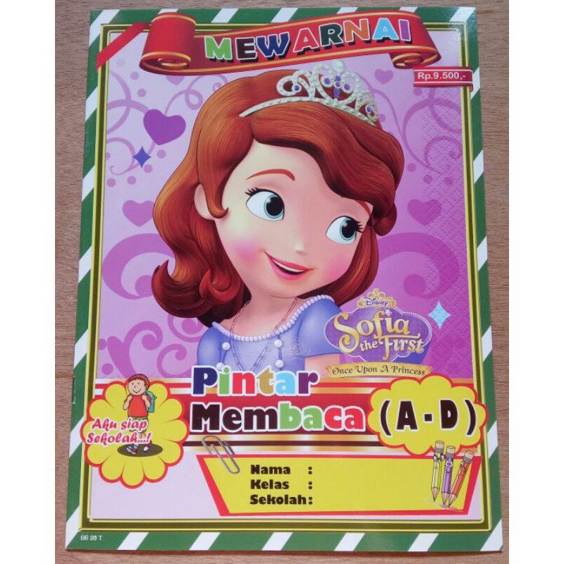 BUKU MEWARNAI ANAK SOFIA THE FIRST