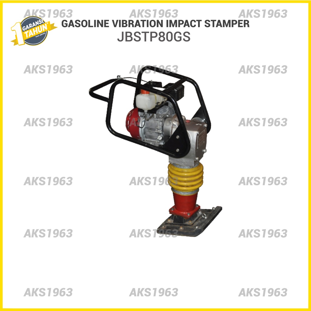 Mesin Stamper Kuda Honda GX160 5.5HP Gasoline Vibration Impact Stamper-JBSTP-80GS