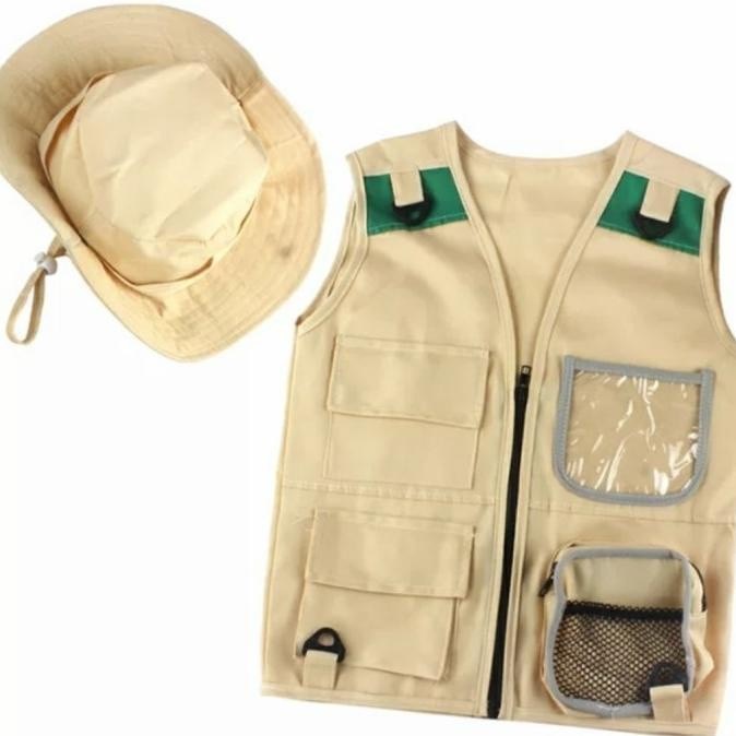 Kids safari costume explorer zoo keeper kostum anak profesi penjelajah