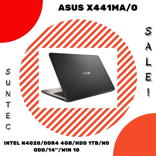 Notebook Asus X441Mao 411 Intel Cel/Hdd 1Tb/14''/Win 10 Ori