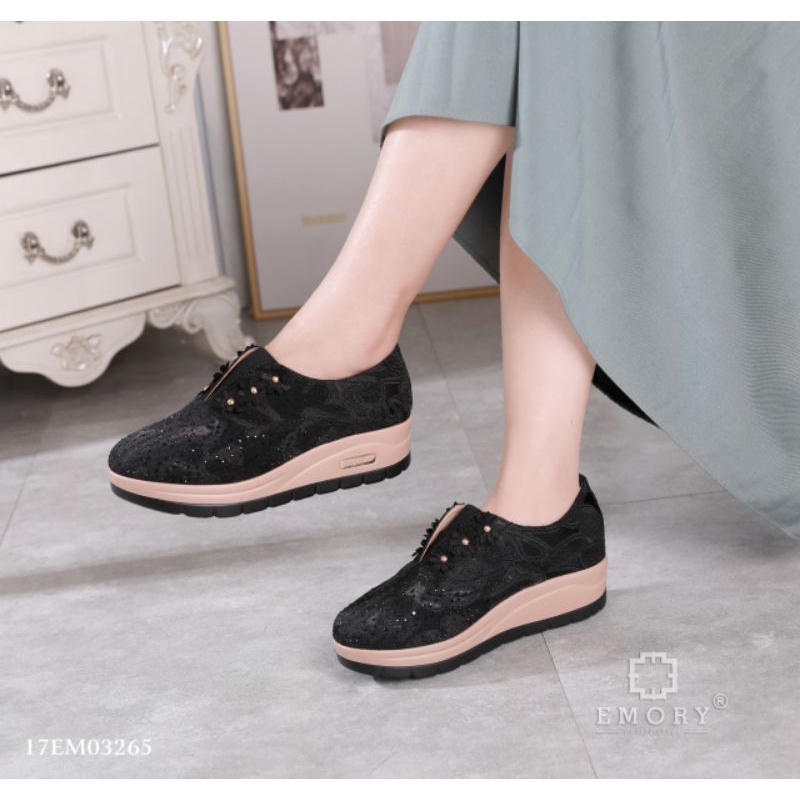 sepatu wanita wedges sepatu EMORY Zarinna 17EMO3265 new arrival