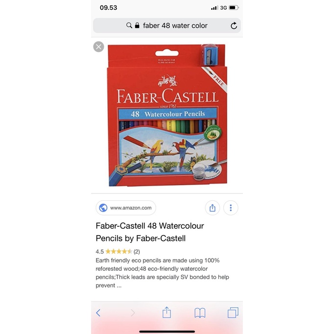 

(BISA COD) Pensil warna 48 water color faber castell LIMITED EDITION Kode 1368