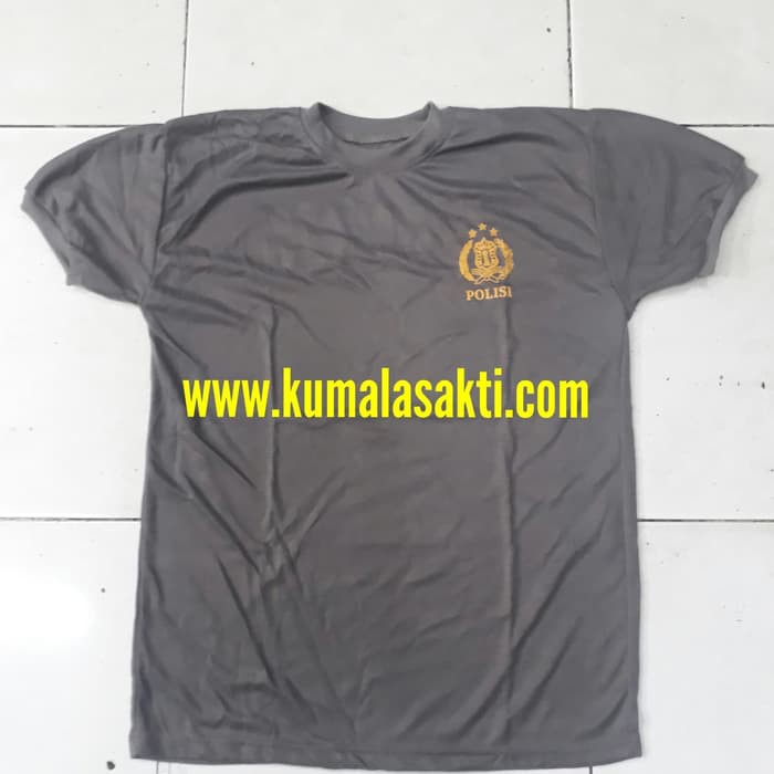 MalangTactical    Kaos Polisi Coklat Oblong