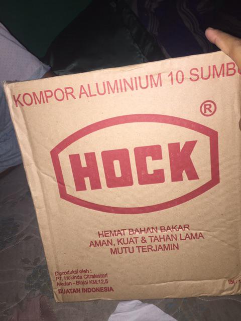 Kompor Hock Minyak Tanah Sumbu 10 Ori Aluminium Kuat