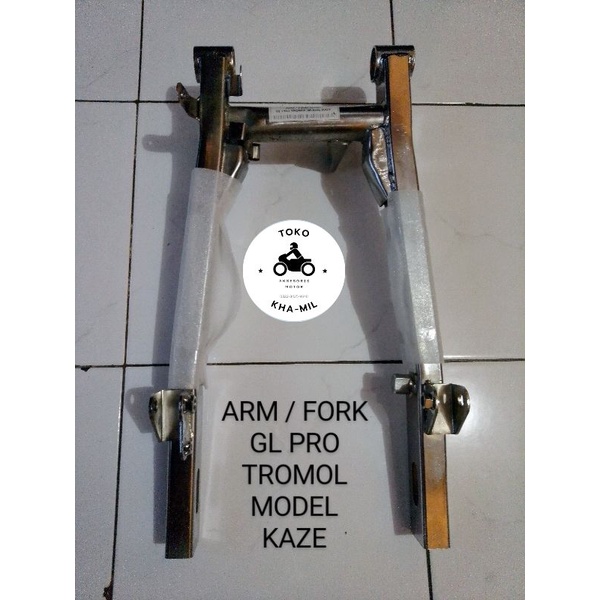 SWING ARM AREM FORK HONDA GL PRO TROMOL MODEL KAZE CHROME